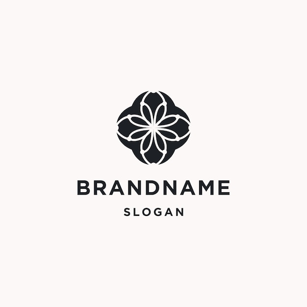 Blumen-Logo-Icon-Design-Vorlage