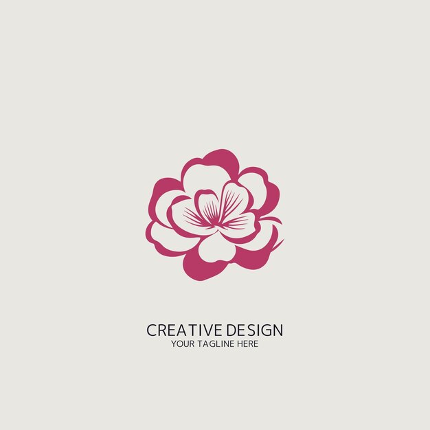 Blumen-logo-vektor