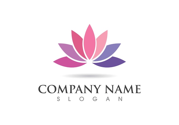 Blumen-Logo-Vorlage