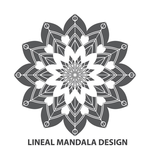 Blumen-Mandala-Design