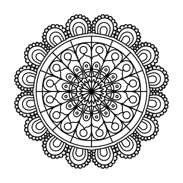 Blumen mandala