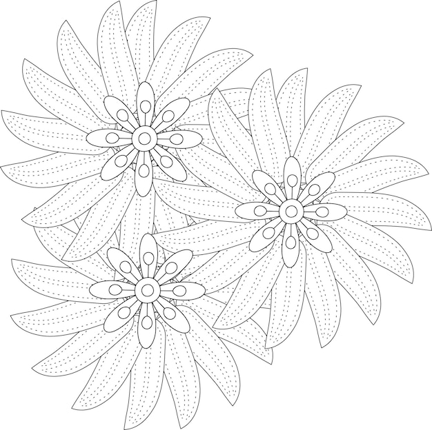 Blumen mandala