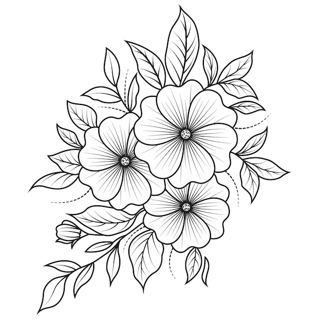 Blumen mit bunten Blütenblättern
