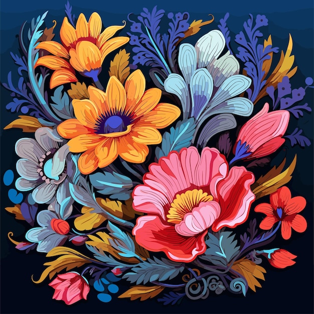 Blumen vektor-illustration