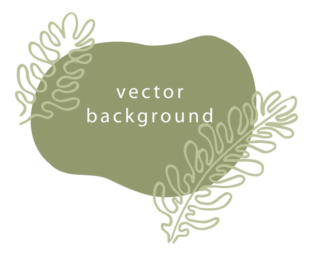 Vektor blumenbanner mit blätterökologie und natur