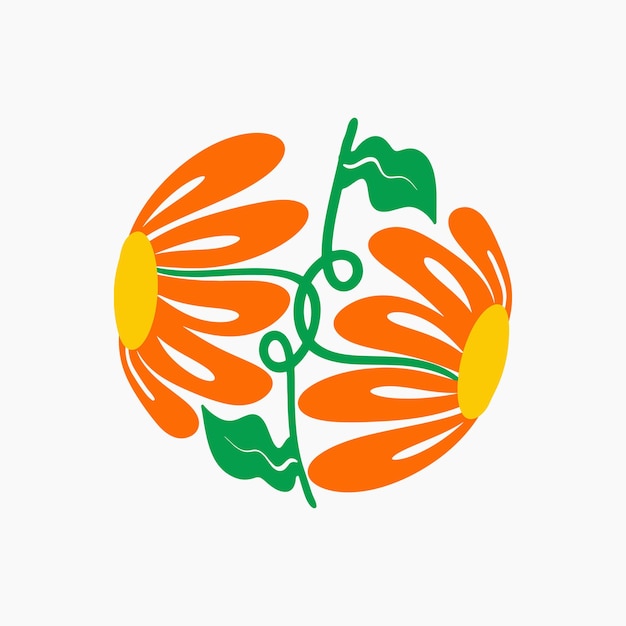 Blumenillustration von matisse