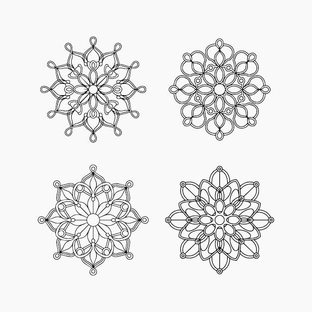 Blumenkinder Mandala Malbuch Wandkunst Fliesendesign