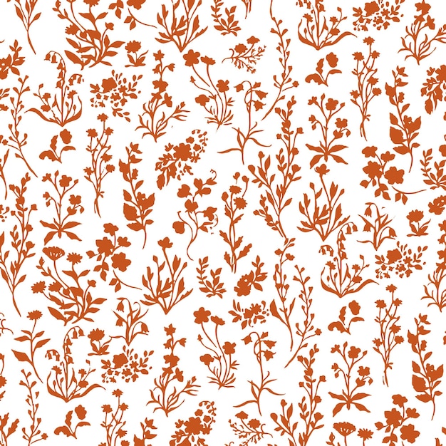 Blumenmuster Design Art Blossom Illustration Vektorkunst Für Gewebe Textildruck geeignet