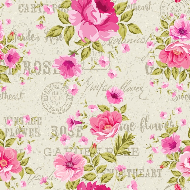 Blumenmuster-Design