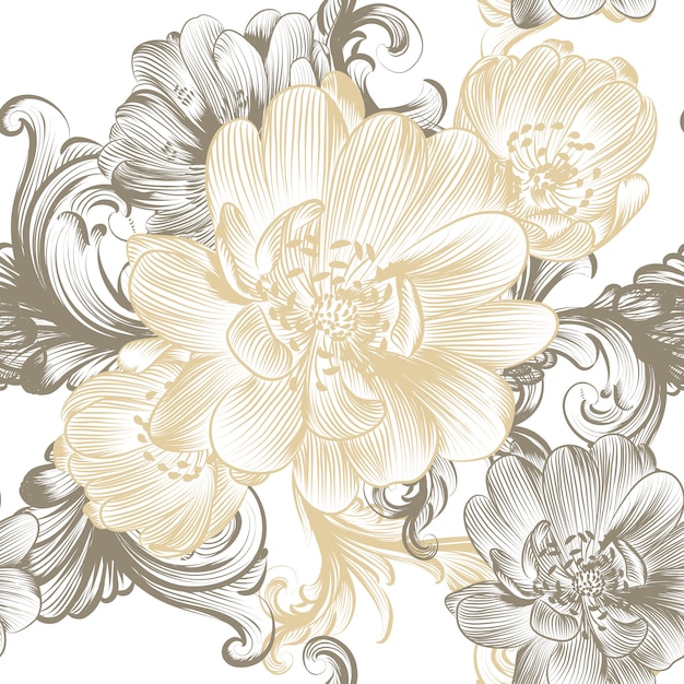 Blumenmuster Design