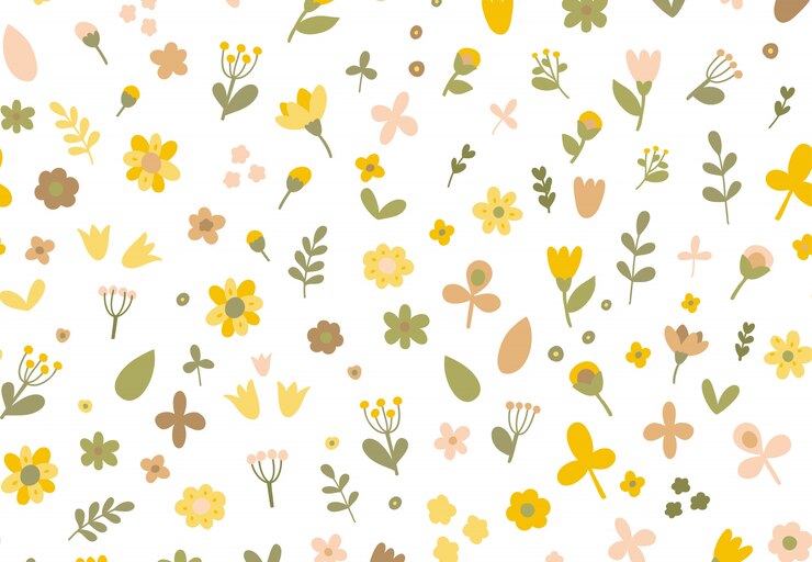 Vektor blumenmuster. nahtlos mit blumen für modedrucke oder tapeten.