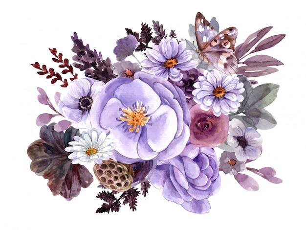 Blumenstrauß Illustration