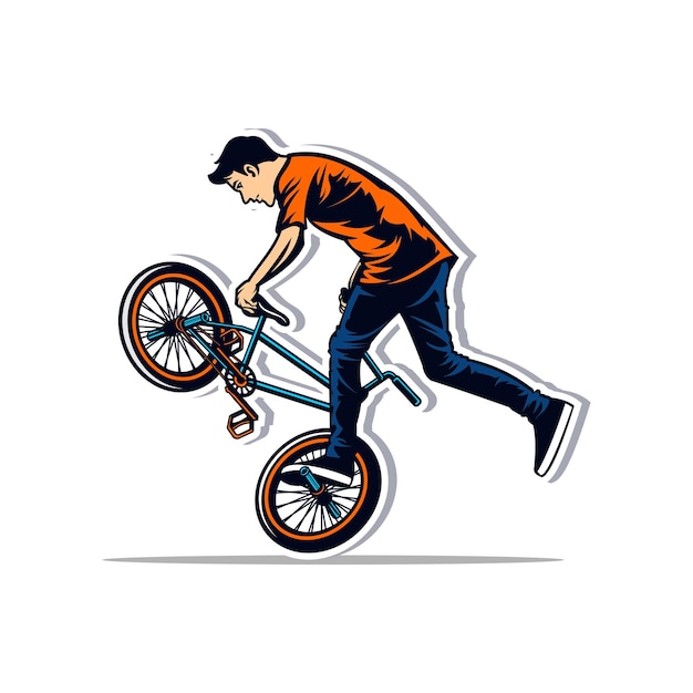 Vektor bmx-vektor-illustration