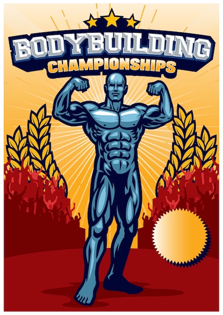 Bodybuilding event poster