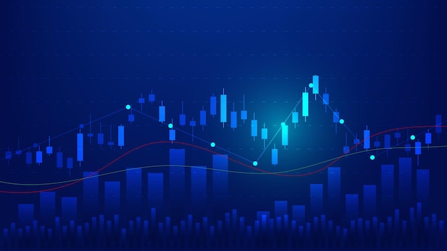 Börsendiagramm. geschäfts- und finanzhintergrund