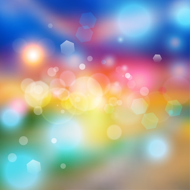 Bokeh Lichter Wirkung auf bunte Farbverlauf