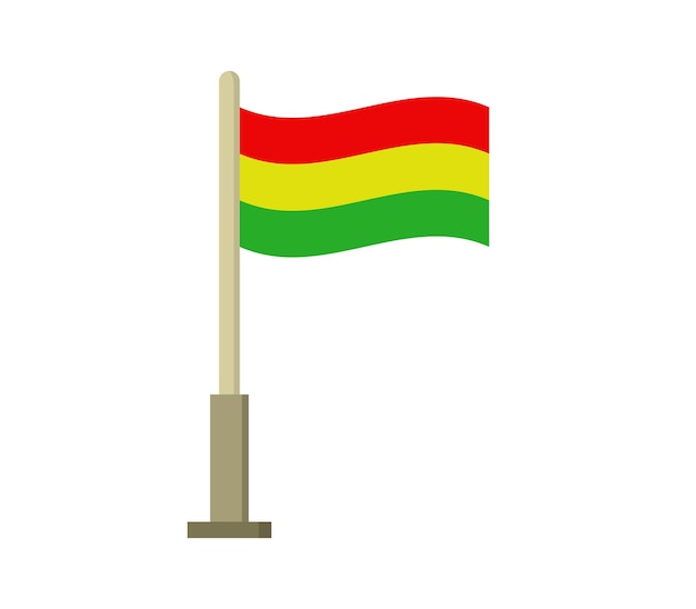 Bolivianische flagge