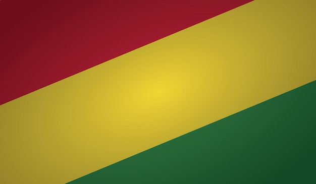 Bolivien Flagge Winkelform