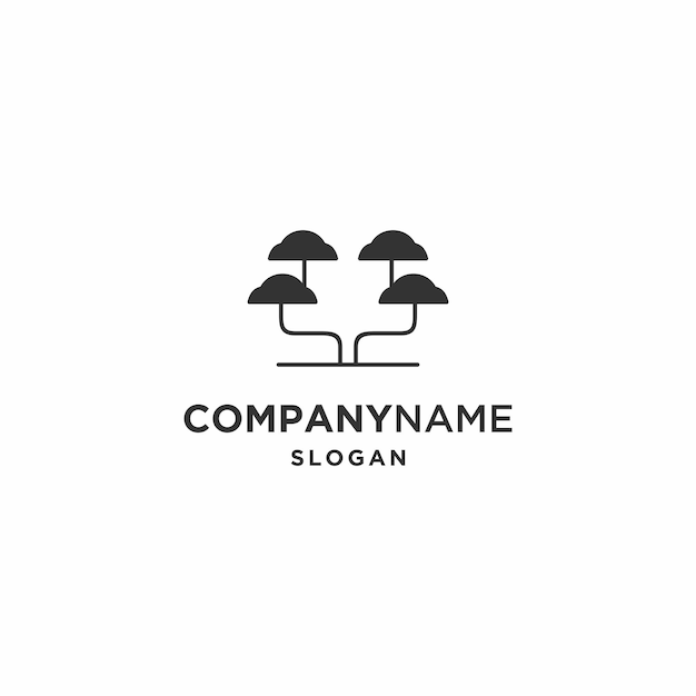 Bonsai-logo-icon-design-vorlage