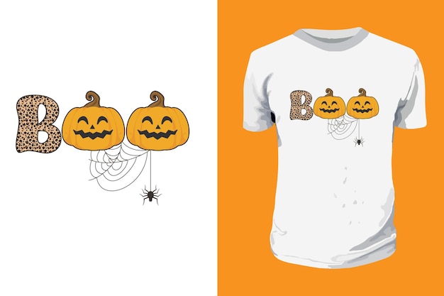 Vektor boo-halloween-sublimation