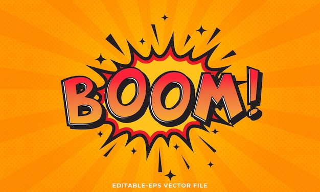 Boom-comic-text-effekt