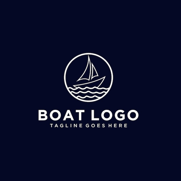 Boot monoline-logo-design