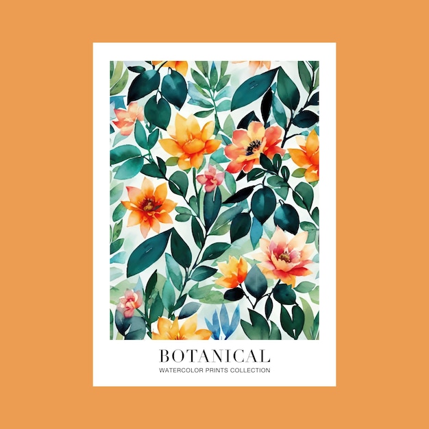 Botanische aquarellmalerei