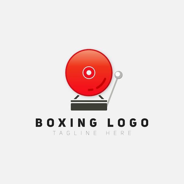 Boxhandschuhe und Kampfemblem Schild Abzeichen Logo Design Teil 01
