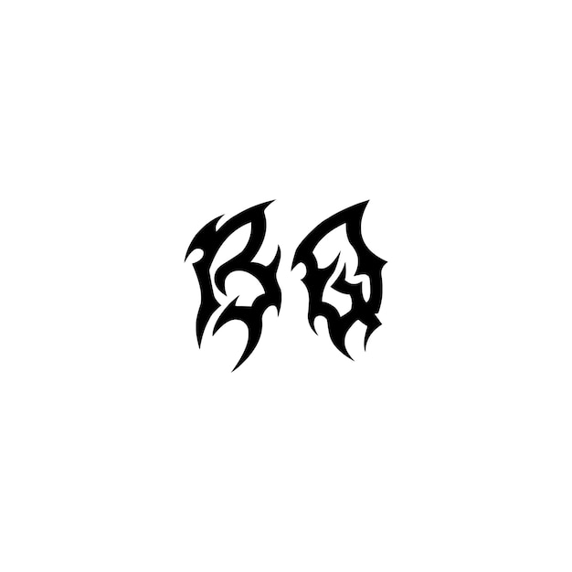 BQ-Monogramm-Logo-Design, Buchstabe, Text, Name, Symbol, monochromes Logo, Alphabet-Zeichen, einfaches Logo