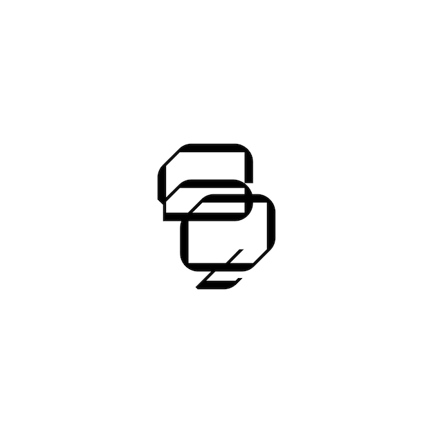 BQ-Monogramm-Logo-Design, Buchstabe, Text, Name, Symbol, monochromes Logo, Alphabet-Zeichen, einfaches Logo