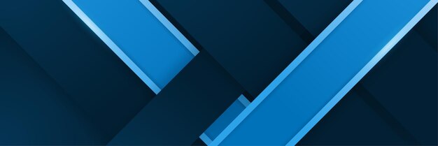 Braid Dark Blue Abstract Stripes Wide Banner Design-Hintergrund