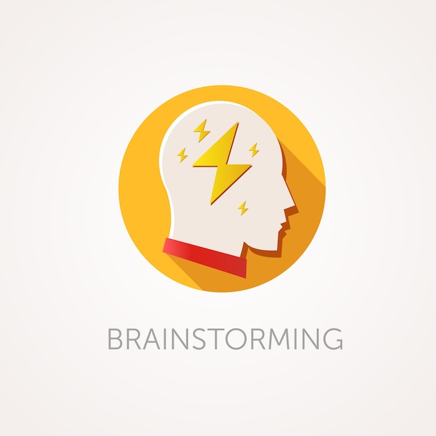 Brain storming icon