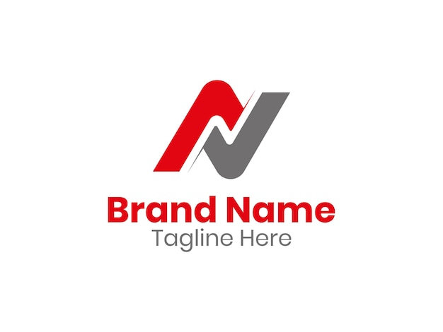 Branding-Identitätsvektor-Logo mit N-Buchstaben