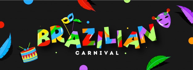 Brasilien Karneval Party Banner