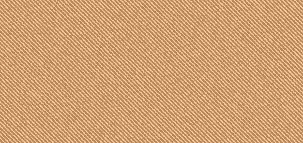 Braune Jeans-Denim-Textur, Nahaufnahme von Stoff-Hintergrund-Vektor-Design-Illustration
