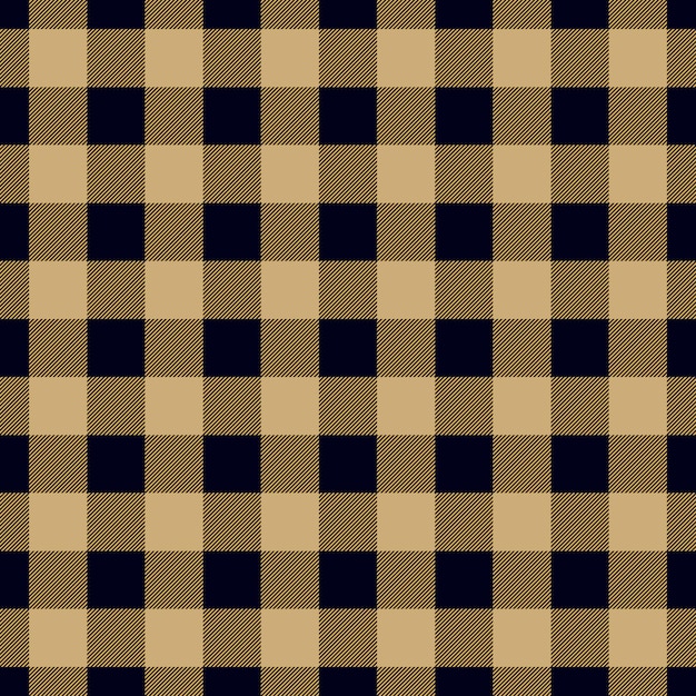 Braunes Tartan-Karomuster.