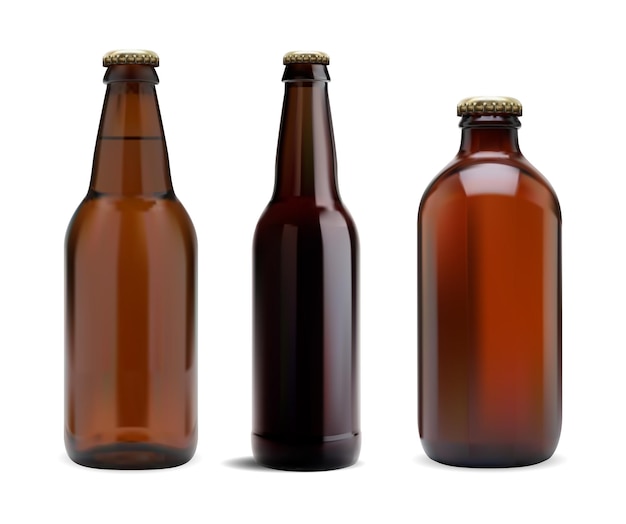 Braunglas-Bierflasche Leichtes Kaltgetränkepaket