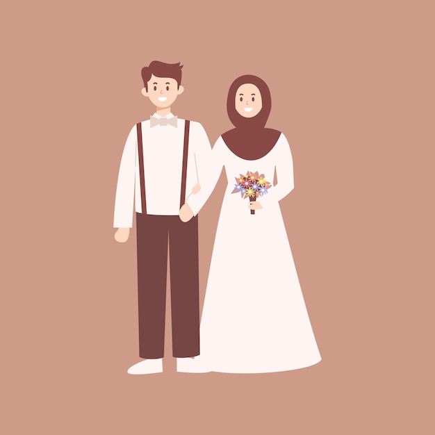 Braut und bräutigam hochzeitspaar