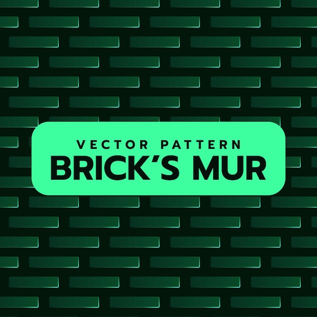 Brick's mur vektormuster hintergrund