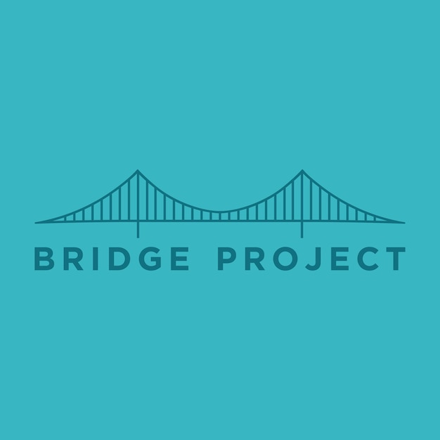Bridge logo projekt für ihr unternehmen