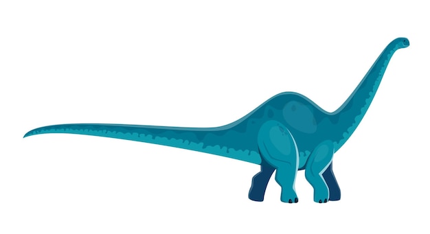 Vektor brontosaurus isolierte dinosaurier-cartoon-figur