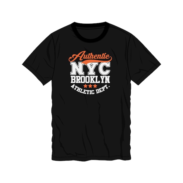 Vektor brooklyn typographie t-shirt print design vektor-illustration