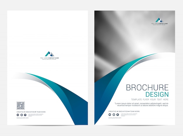 Vektor broschüre oder flyer layoutvorlage, jahresbericht cover design hintergrund