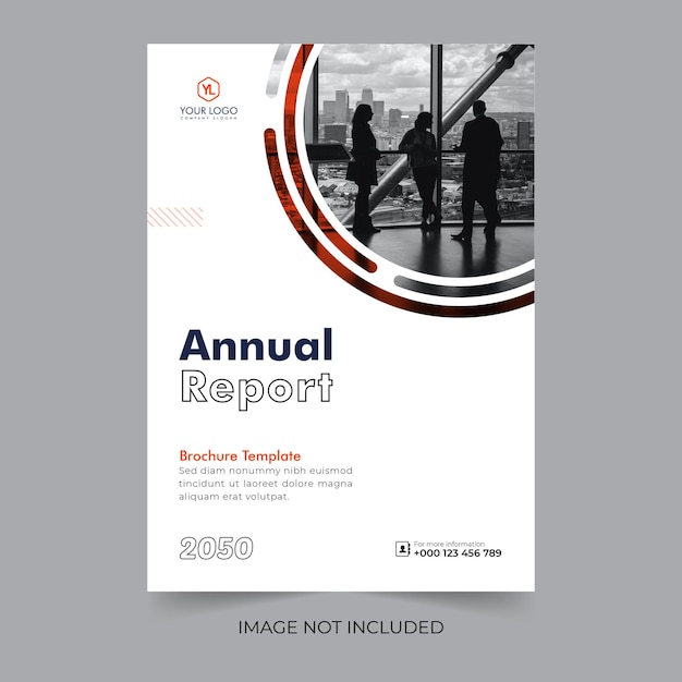 Broschüren-cover-vorlage business corporate jahresbericht oder buch-cover-design für mehrzwecknutzung