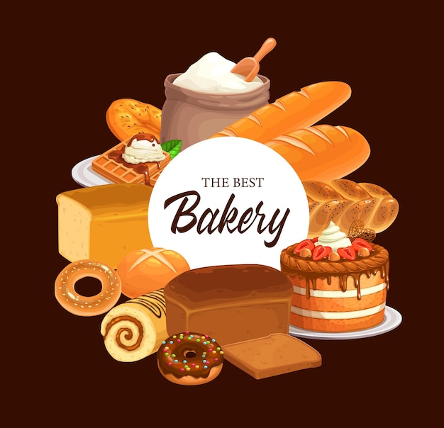 Brot Baguette Kuchen Bäckerei und Konditorei