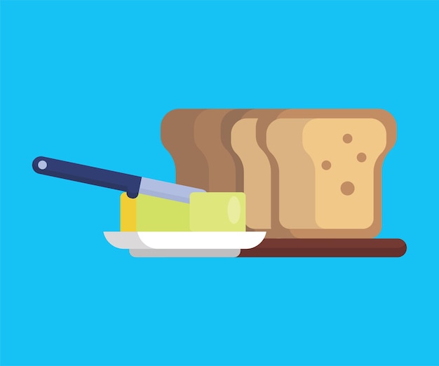 Brot-Vektor-Icon-Design