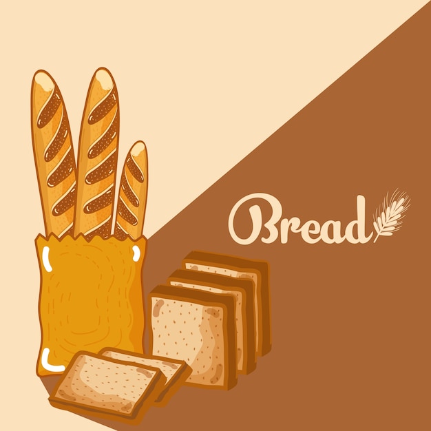 Brote köstliche und frische Bäckerei