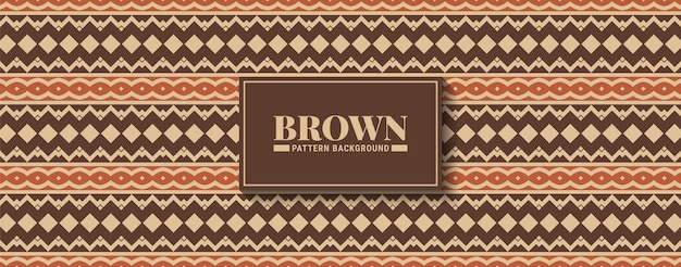 Brown abstraktes geometrisches Musterdesign