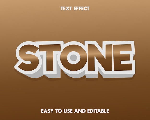 Brown stone text-effekt einfach zu bedienen und bearbeitbar.