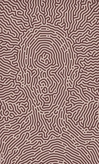 Brown-Turing-Difusion-Abstrakt-Vektor für organische Muster